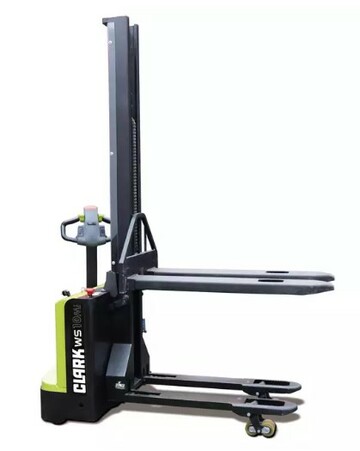  CLARK WS10Mi   GERBEUR ELECTRIQUE  levée initiale Mât monopoutre  24V  1000 kg 